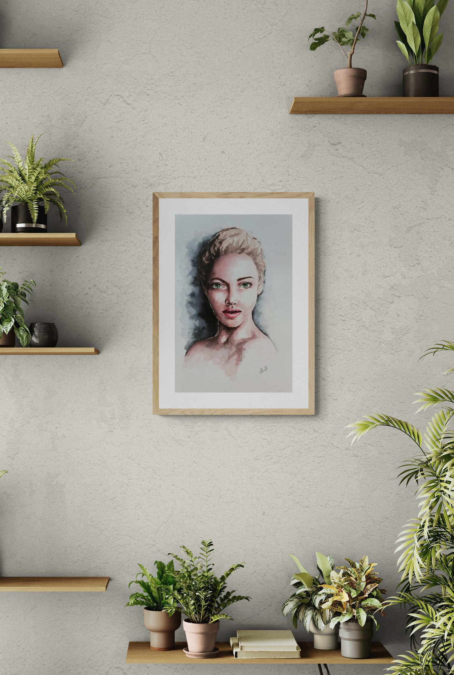 Powerful Woman Portrait Painting - Original Watercolor Wall Art - Aquarelle Female Portrait
This Feminine Portrait painting is an original watercolor wall art that exudes beauty and grace. The hand-painted aquarelle illustration is a perfect blend of vibrant colors, offering a captivating focal point for any space.
Whether it's for your home or as a housewarming gift for someone special, this piece of art will bring warmth and inspiration.