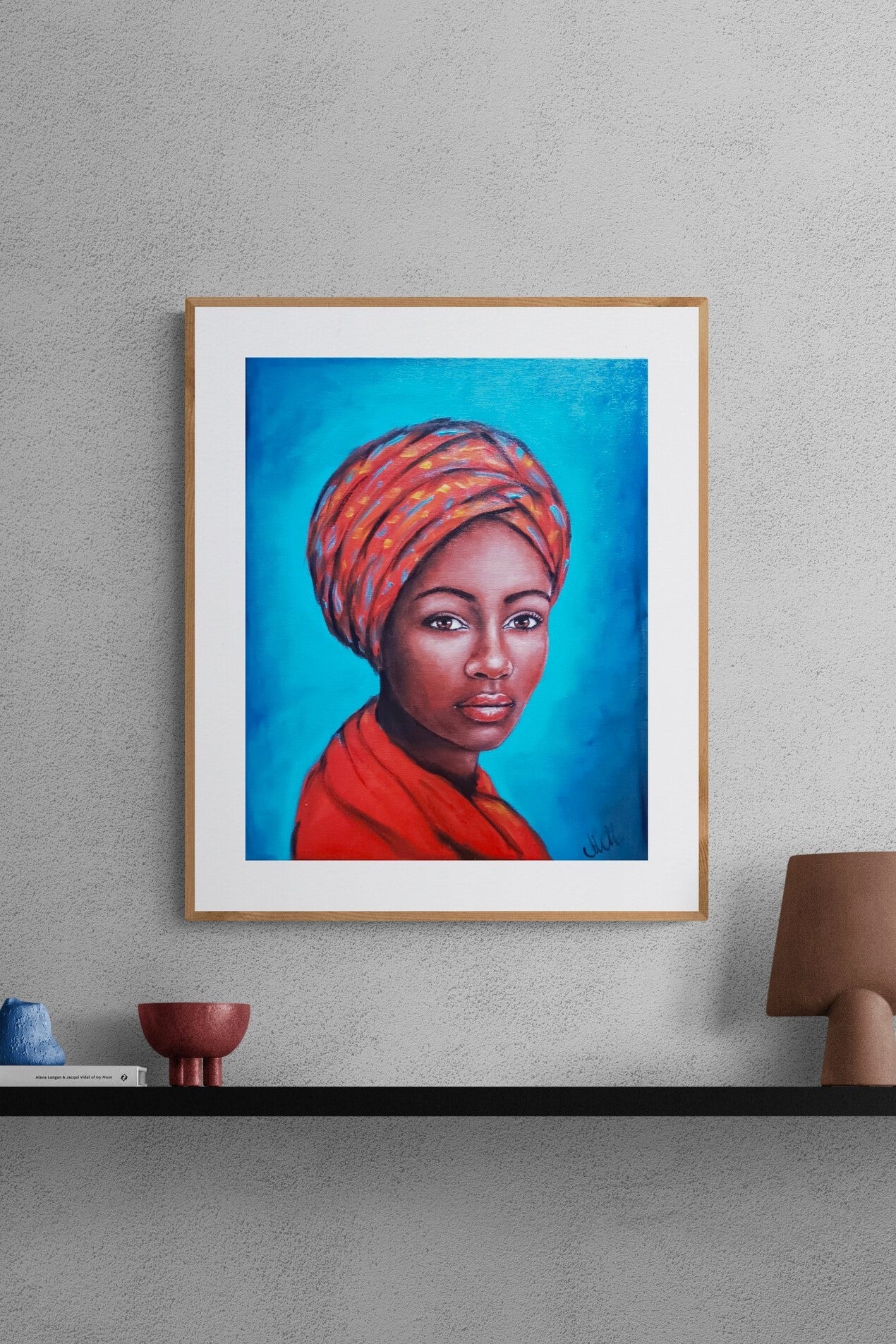 Powerful African American Woman Portrait - Original Hand-Painted Oil Artwork
This stunning portrait of a powerful African woman in red is an original, hand-painted piece created with high-quality oil paints on canvas.
This painting an inspiring and unique gift for someone special or an eye-catching addition to any home gallery wall .
Size: 40 cm x 50 cm (16" x 20")