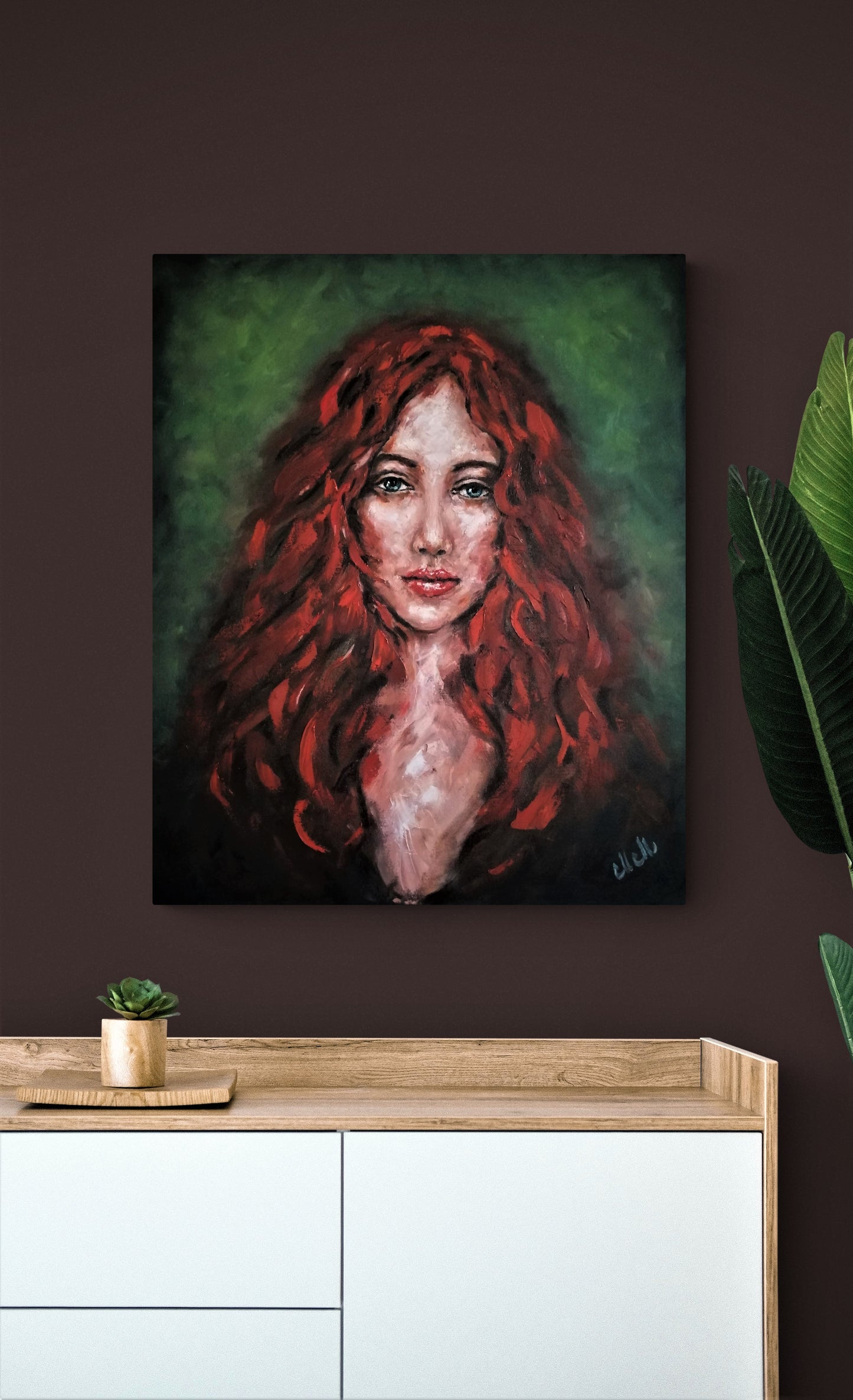 This stunning impasto painting captures the beauty and uniqueness of a redhead woman, making it a striking addition to any home gallery. The textured wall art, created with palette knife, adds depth and character to the artwork.
Hand-painted with high-quality oil colors on canvas, this one-of-a-kind piece is a priceless gift for art collectors and lovers of expressive portraiture.
Textured wall art is perfect for modern living room wall or bedroom painting.