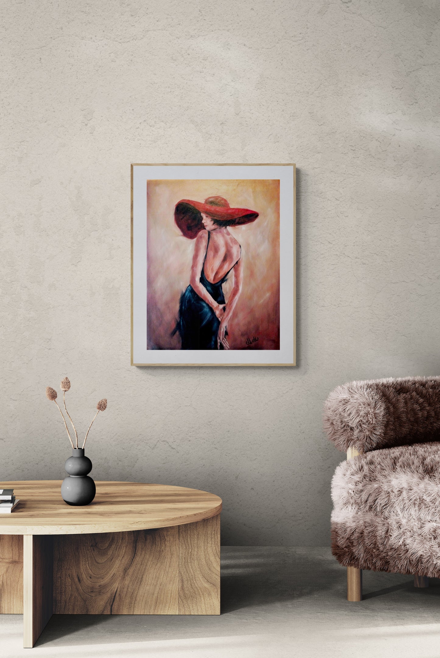 Hand-painted in rich oil colors on canvas (unstretched), this piece highlights the beauty of the female form in a classic, expressive style.
Size: 50 cm x 60 cm (20" x 24")