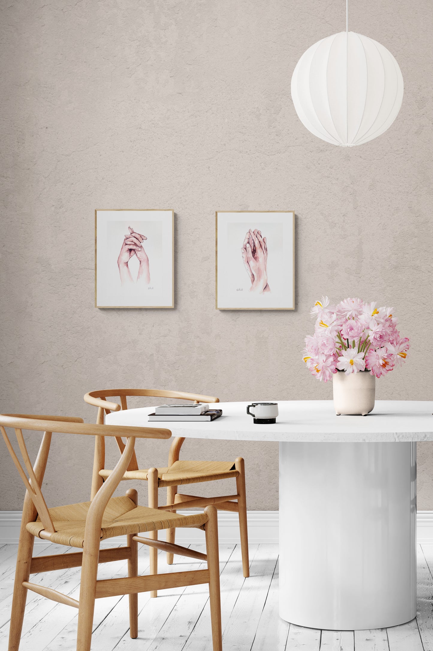 Hand in hand - Romantic painting – Minimalist Watercolor Art
Celebrate love and connection with this delicate watercolor painting of lovers holding hands.
Designed in a minimalist Nordic style, this artwork embodies intimacy, warmth, and simplicicity, perfect for those who appreciate subtle yet meaningful decor.
Painted on natural white, matte, heavy art paper, this piece is crafted with watercolors to create a soft, timeless look.
Its neutral tones make it a versatile addition to modern dining room.
