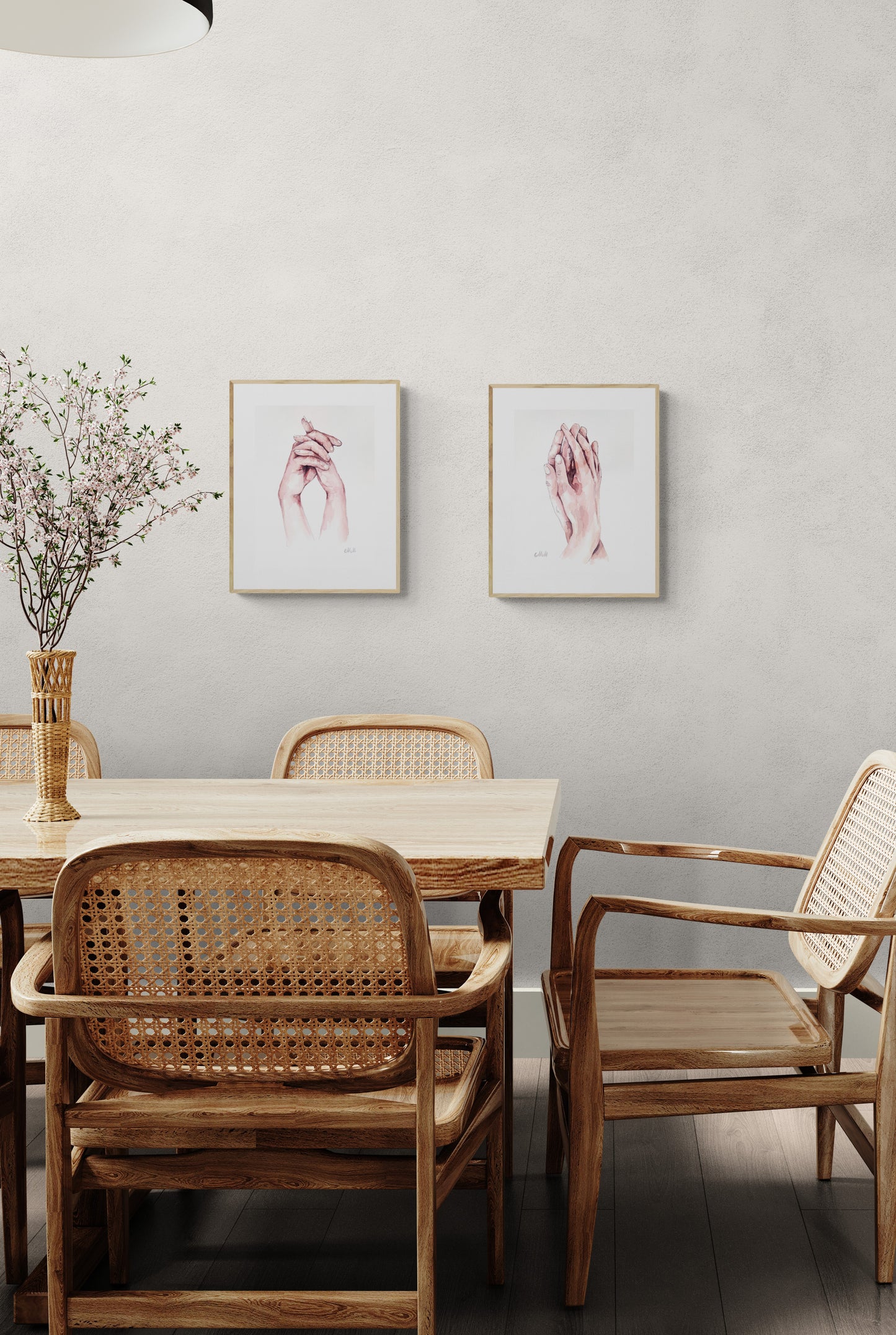 Hand in hand - Romantic painting – Minimalist Watercolor Art
Celebrate love and connection with this delicate watercolor painting of lovers holding hands.
Designed in a minimalist Nordic style, this artwork embodies intimacy, warmth, and simplicicity, perfect for those who appreciate subtle yet meaningful decor.
Painted on natural white, matte, heavy art paper, this piece is crafted with high-quality watercolors to create a soft, timeless look.
Its neutral tones make it a versatile addition to dining room.