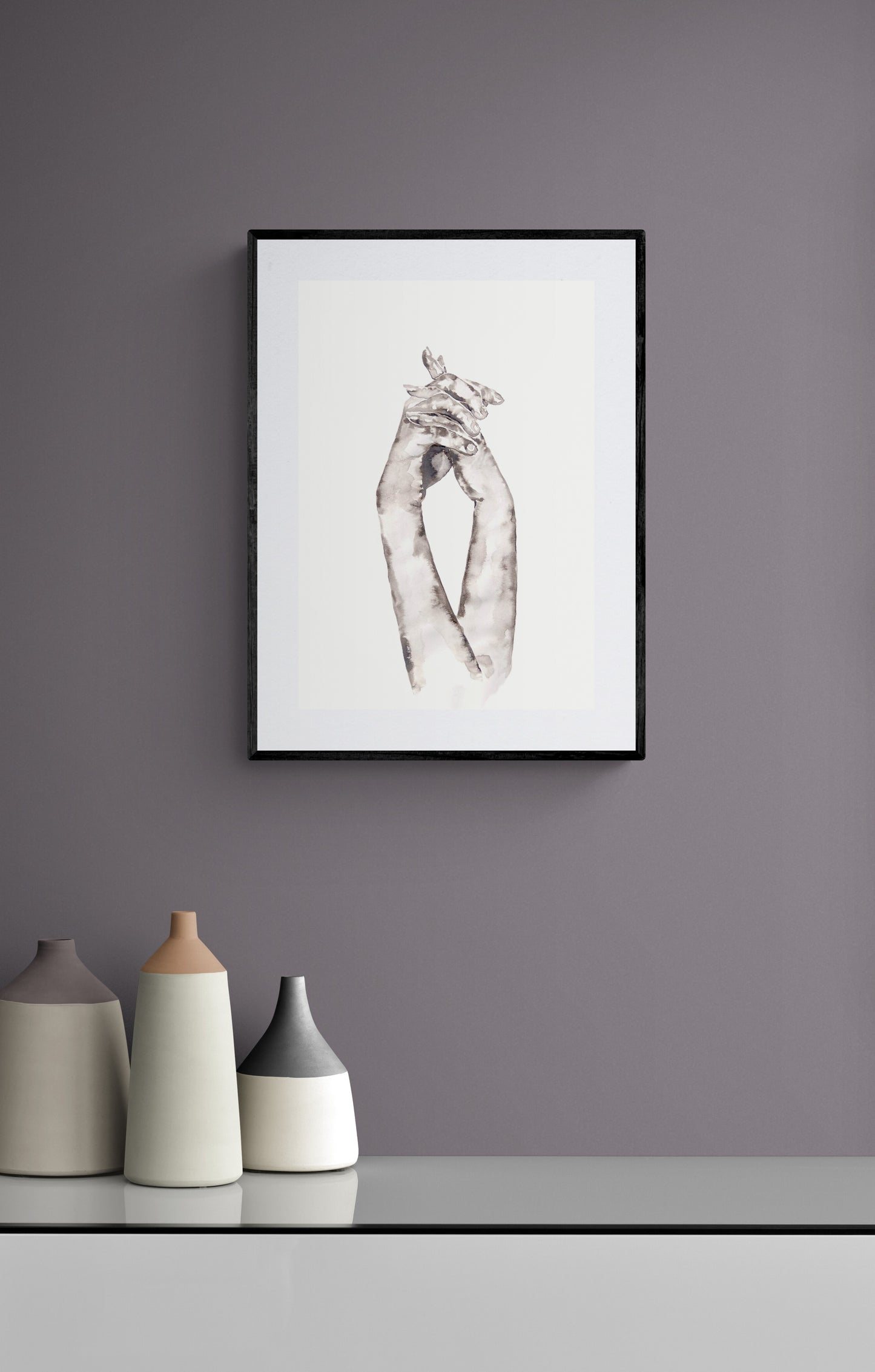 Lovers Holding Hands V – Minimalist Art - Ink Painting
This beautiful hand painting is the perfect gift for lovers, symbolizing love, connection, and unity.
The simple abstract wall art effortlessly complements contemporary home, Scandinavian living room and boho home.
Hand in hand art is a meaningful symbol of love, an ideal choice for holway wall decor or dining room wall decoration. This piece adds a stunning touch to any family home.
Size: 16" x 11" (42 cm x 29 cm)