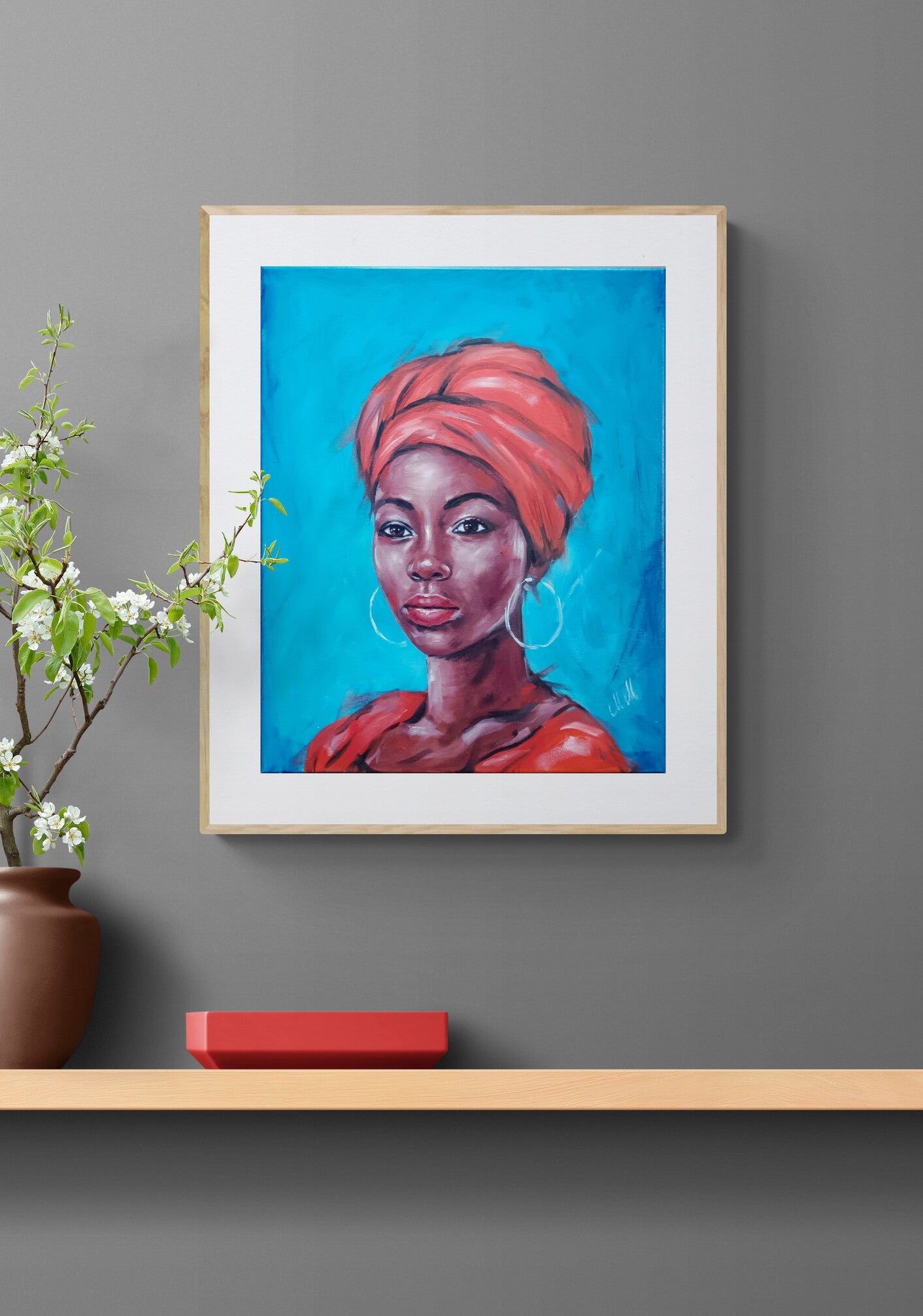 Powerful African American Woman Portrait - Original Hand-Painted Oil Artwork

This stunning portrait of a powerful African woman in red is an original, hand-painted piece created with high-quality oil paints on canvas.&nbsp;

This painting an inspiring and unique gift for someone special or an eye-catching addition to any home gallery wall or livingroom wall decor.

Size: 40 cm x 50 cm (16" x 20")