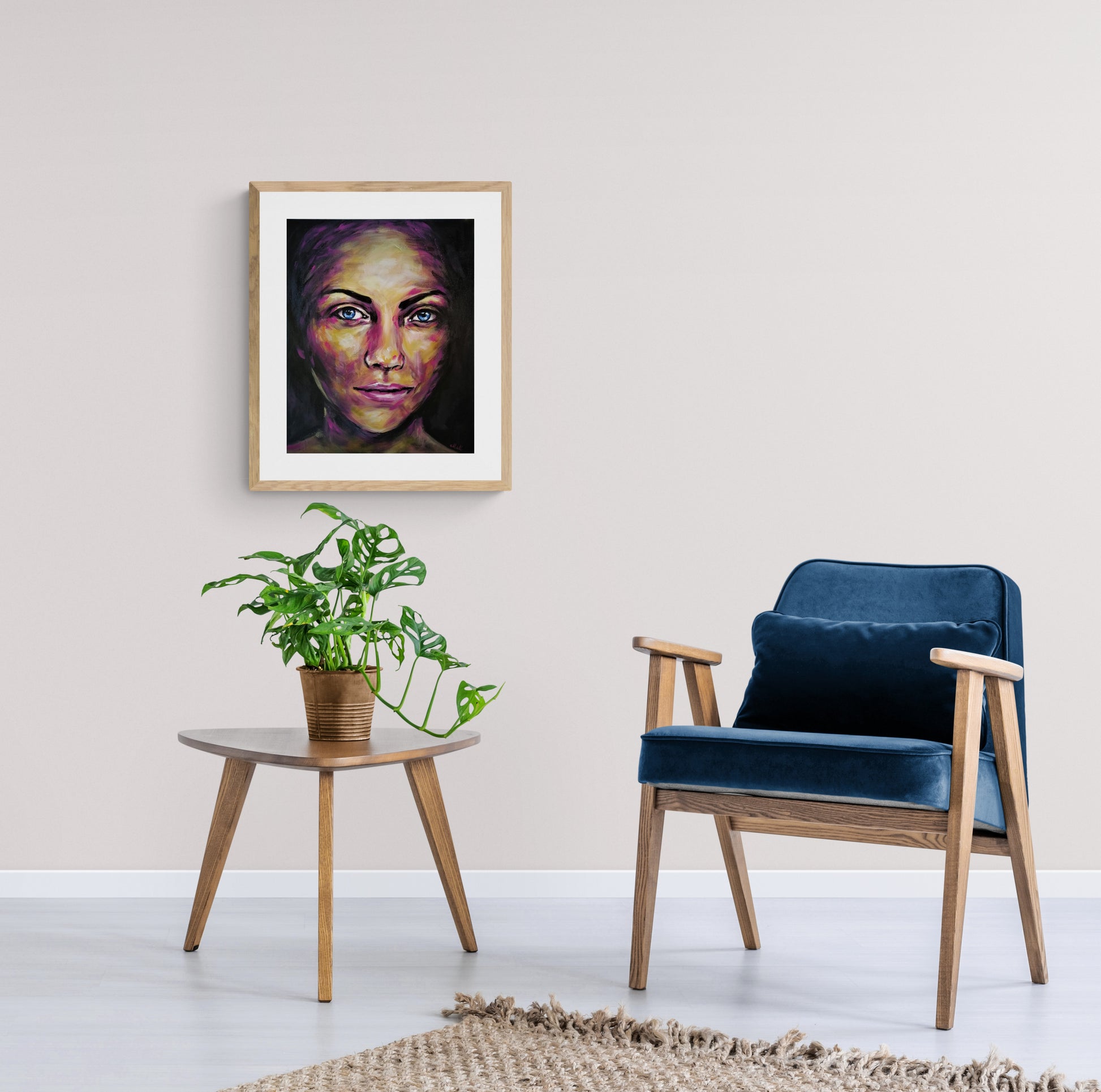 Colorful Female Face – Handmade Portrait on Canvas

This colorful acrylic portrait is a stunning piece of&nbsp;canvas art, crafted with expressive brushstrokes and rich acrylic;colors. The bold and dynamic composition brings life and energy to any space.

Size: 50 cm x 40 cm (20" x 16")
Medium: acrylic on canvas
Ready to hang – no framing needed.