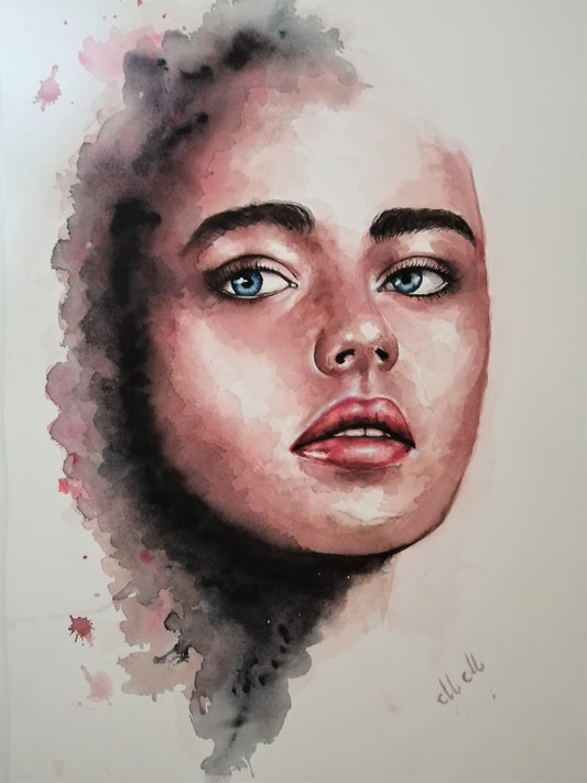This female empowerment water face is watercolor portrait painting made by me.

Colorful aquarelle portrait painting can be House warming art gift for someone special.

Watercolor art is made on natural white, matte, heavy art paper with high quality water colors.

Female portrait Size: 22" x 15" (55 cm x 37 cm)

Original painting will be carefully packaged and shipped by Registered International Mail with tracking number.