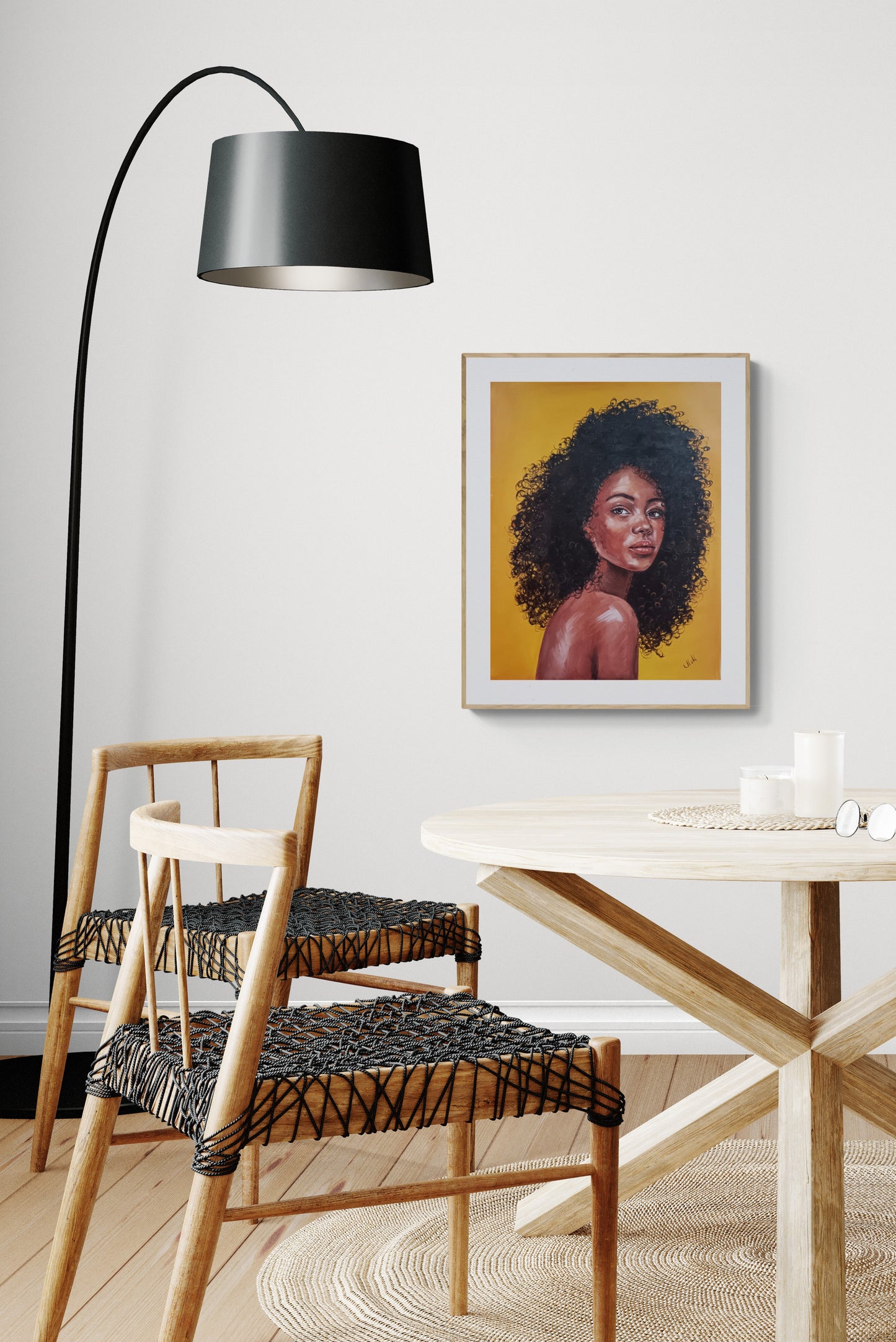Created with high-quality oil colors on canvas (unstretched), the rich textures and vibrant tones bring depth and emotion to the piece.


Portrait of woman is unique gift idea for someone special or a striking addition to any modern living room wall and bedroom decor, this artwork embodies both elegance and empowerment.