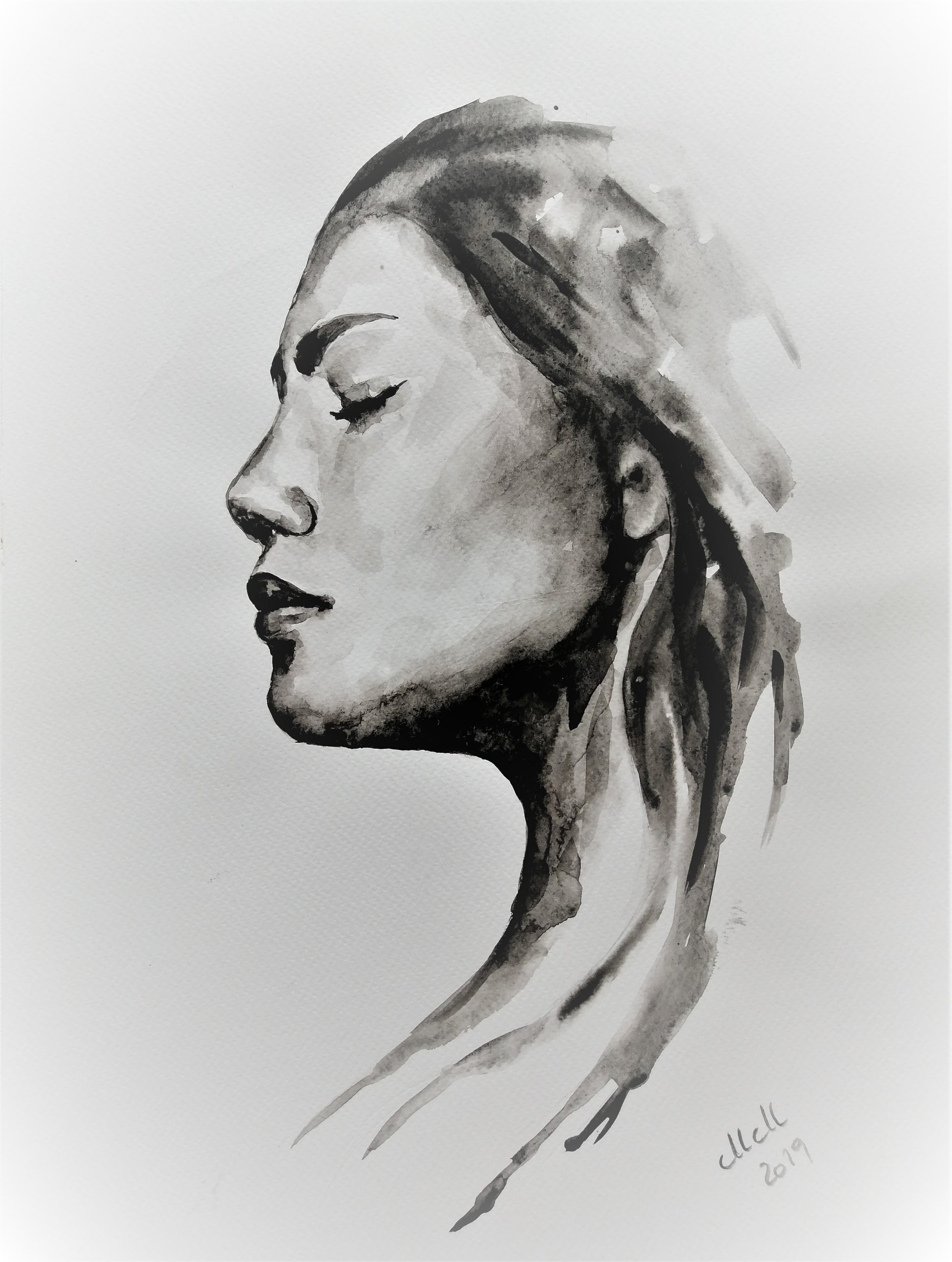 Minimalist Watercolor Portrait – Original Nordic-Inspired Art

Embrace the elegance of simplicity with this original watercolor portrait profile drawing. Featuring soft, expressive brushstrokes and a delicate yet striking composition, this Nordic-inspired artwork is the perfect addition to a modern, minimalist home.

Painted on natural white, matte, heavy art paper with high-quality watercolors, this piece embodies a sense of quiet beauty and sophistication.