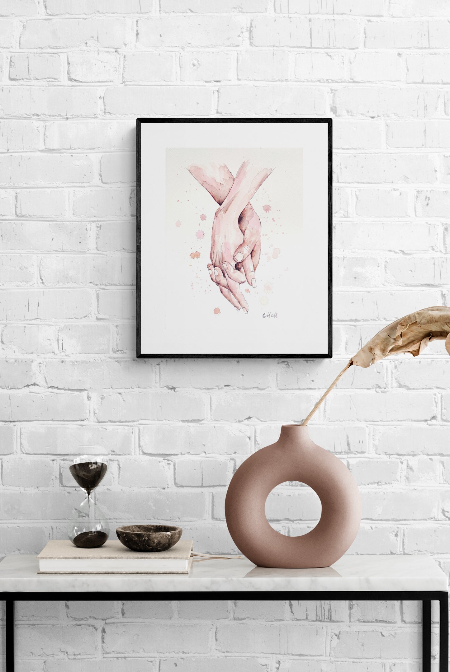  The delicate water drops, ink drawing and natural skin tones create a soft, emotional connection, making it a perfect piece for your home.

Artwork Size: 14" x 11" (38 cm x 28 cm)

Made with high-quality materials, this minimalist yet expressive artwork adds elegance to your bedroom, bathroom, or living area.

Whether as a meaningful lovers gift or a personal treasure, this timeless painting evokes deep emotions and it is perfect wedding gift.