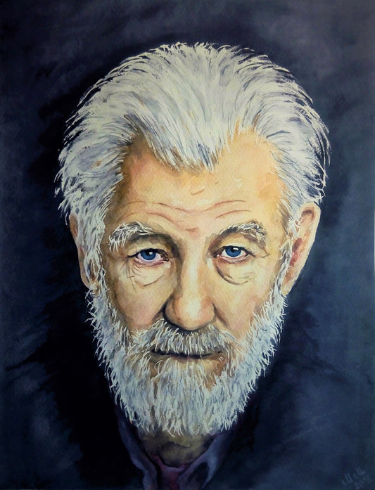 Custom watercolor portrait