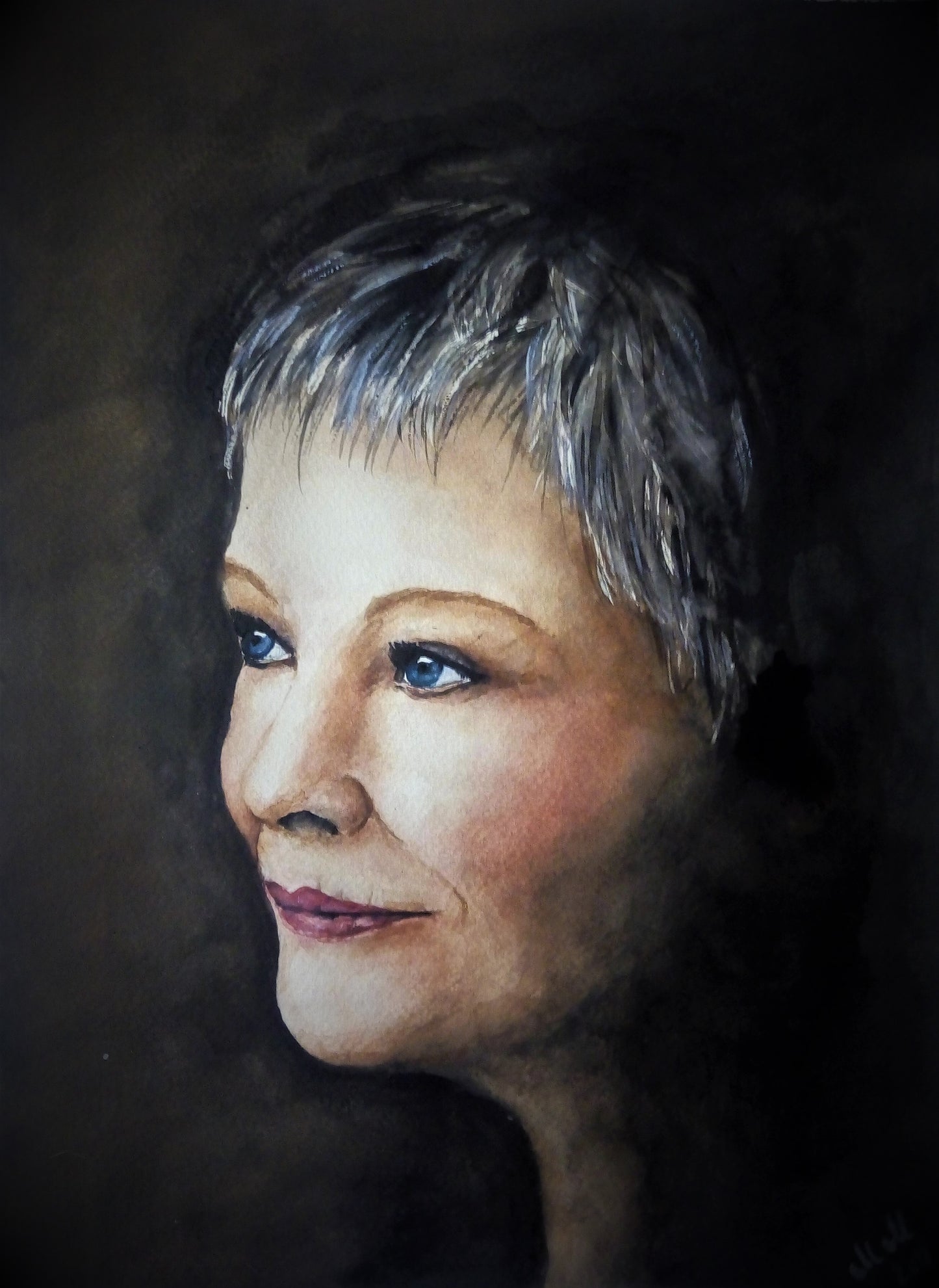 Custom watercolor portrait