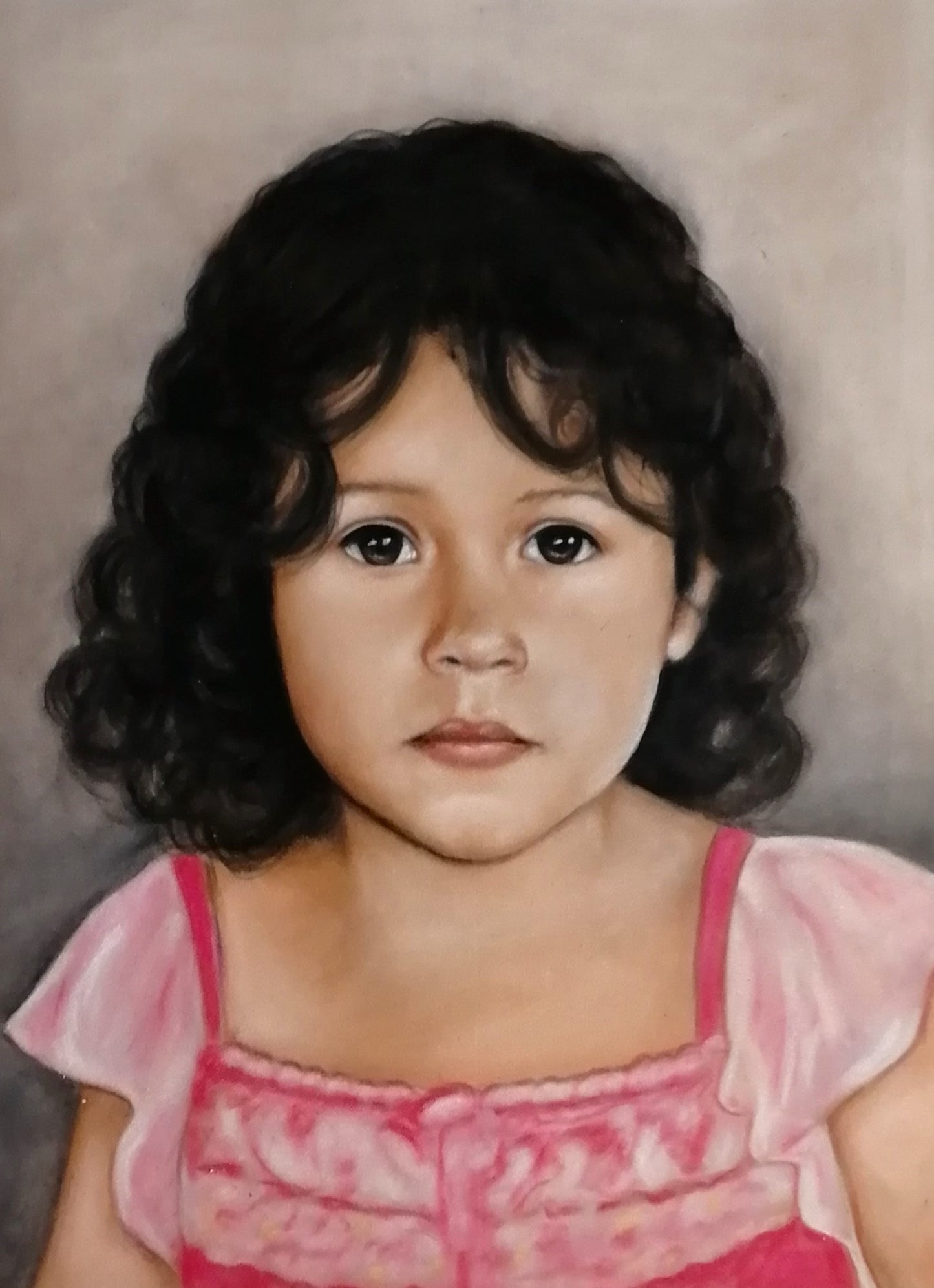 Custom pastel portrait drawing