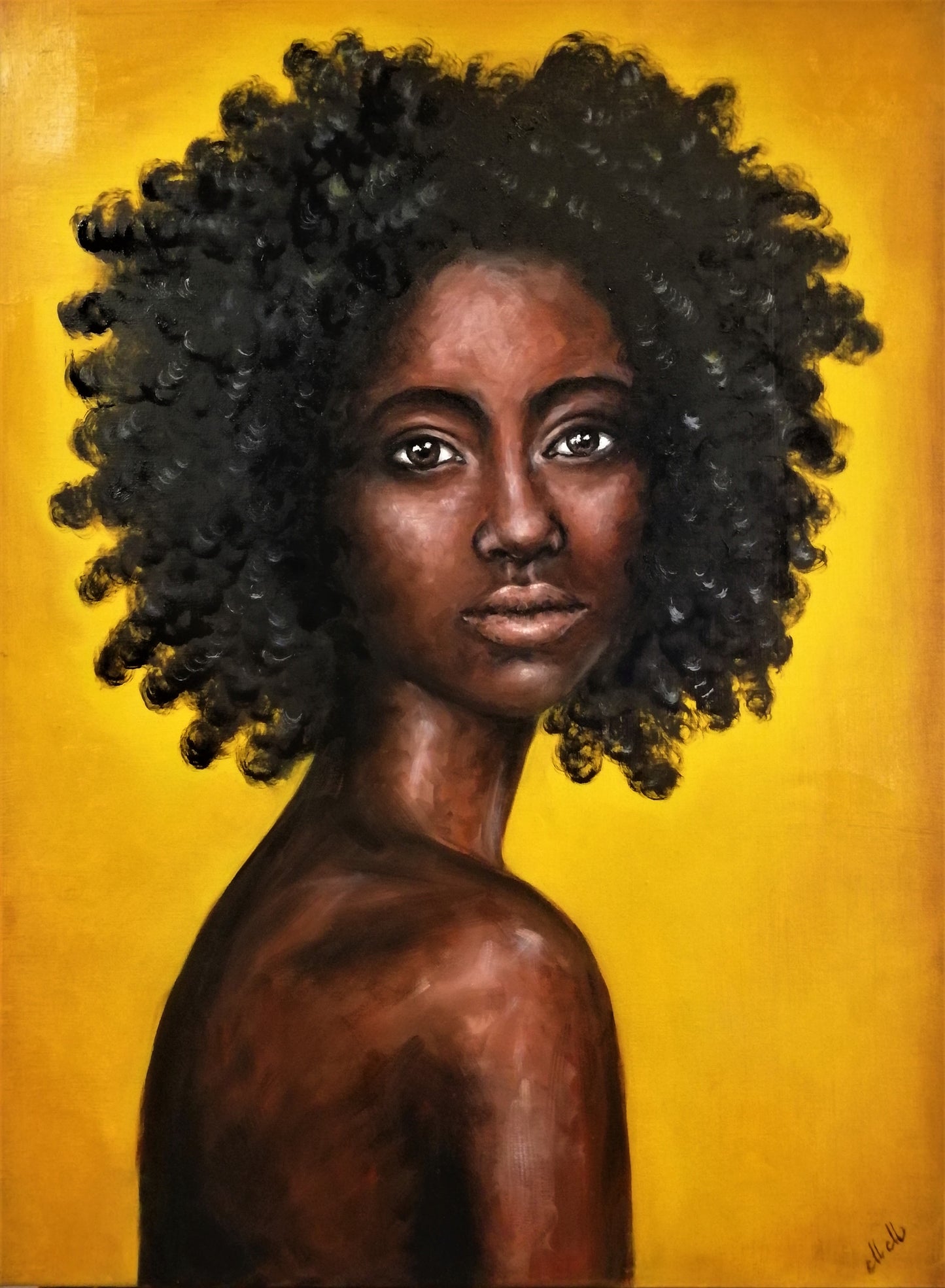 Custom oil portrait painting
