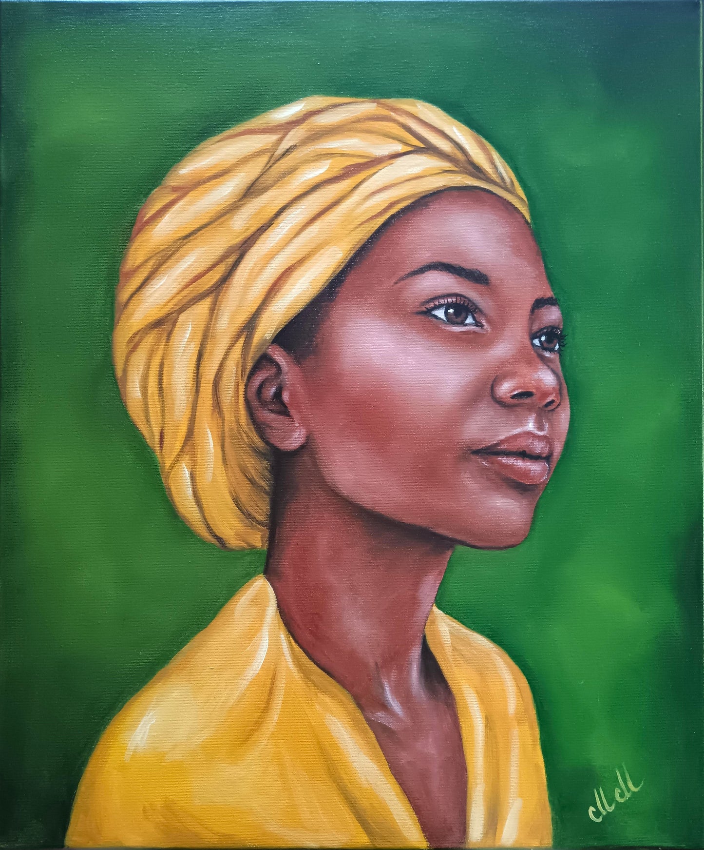 Custom oil portrait painting