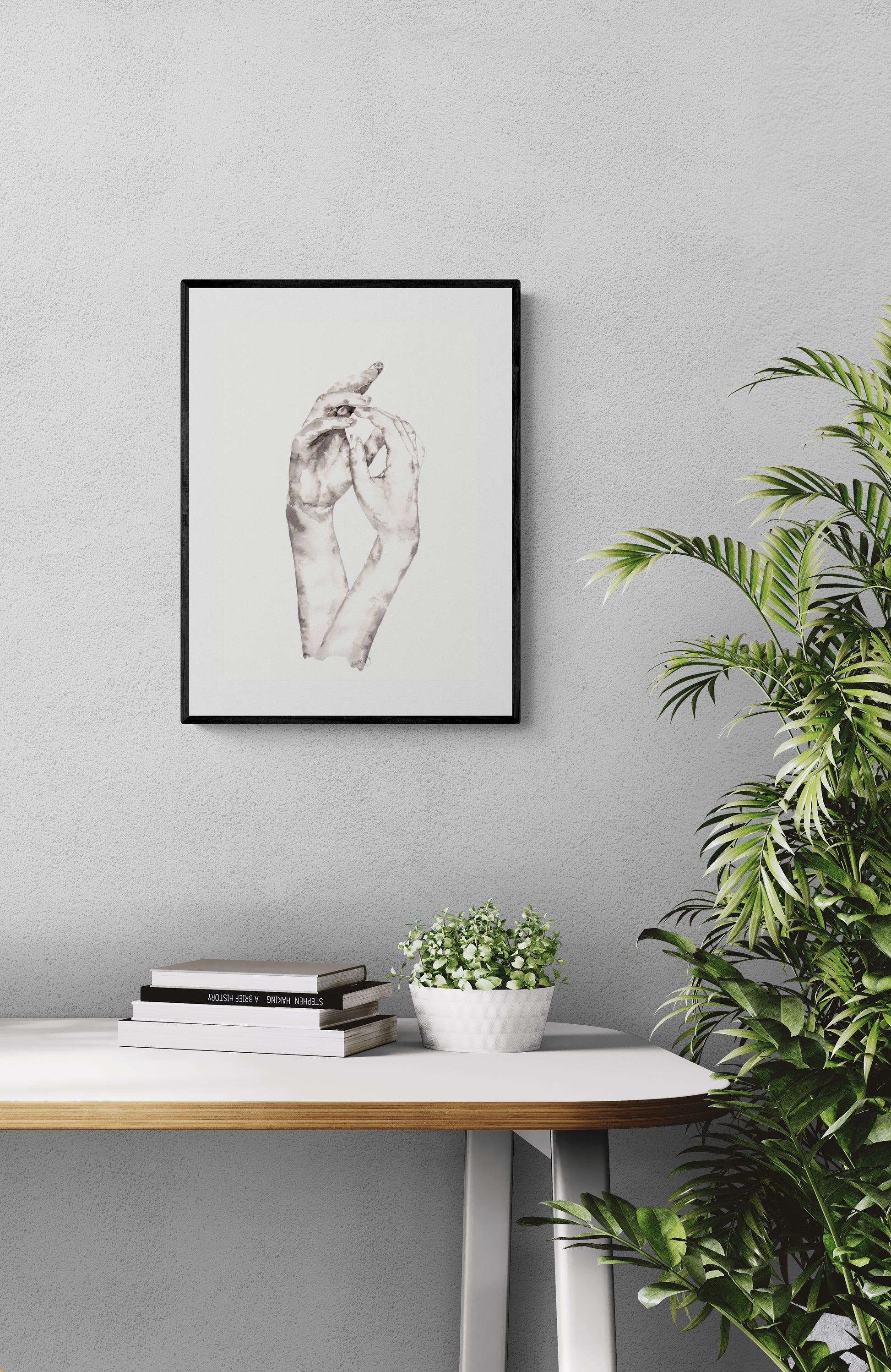Lovers Holding Hands – Minimalist Ink Artwork - Ink Painting

This beautiful ink painting is the perfect gift for couples, symbolizing love, connection, and unity. The simple painting effortlessly complements contemporary modern home, Scandinavian style home, and boho wall art.

It’s a meaningful symbol of love, an ideal choice for lovers gift or gift for partner. This piece adds a stunning touch to any family home.

Size: 16" x 11" (42 cm x 29 cm)