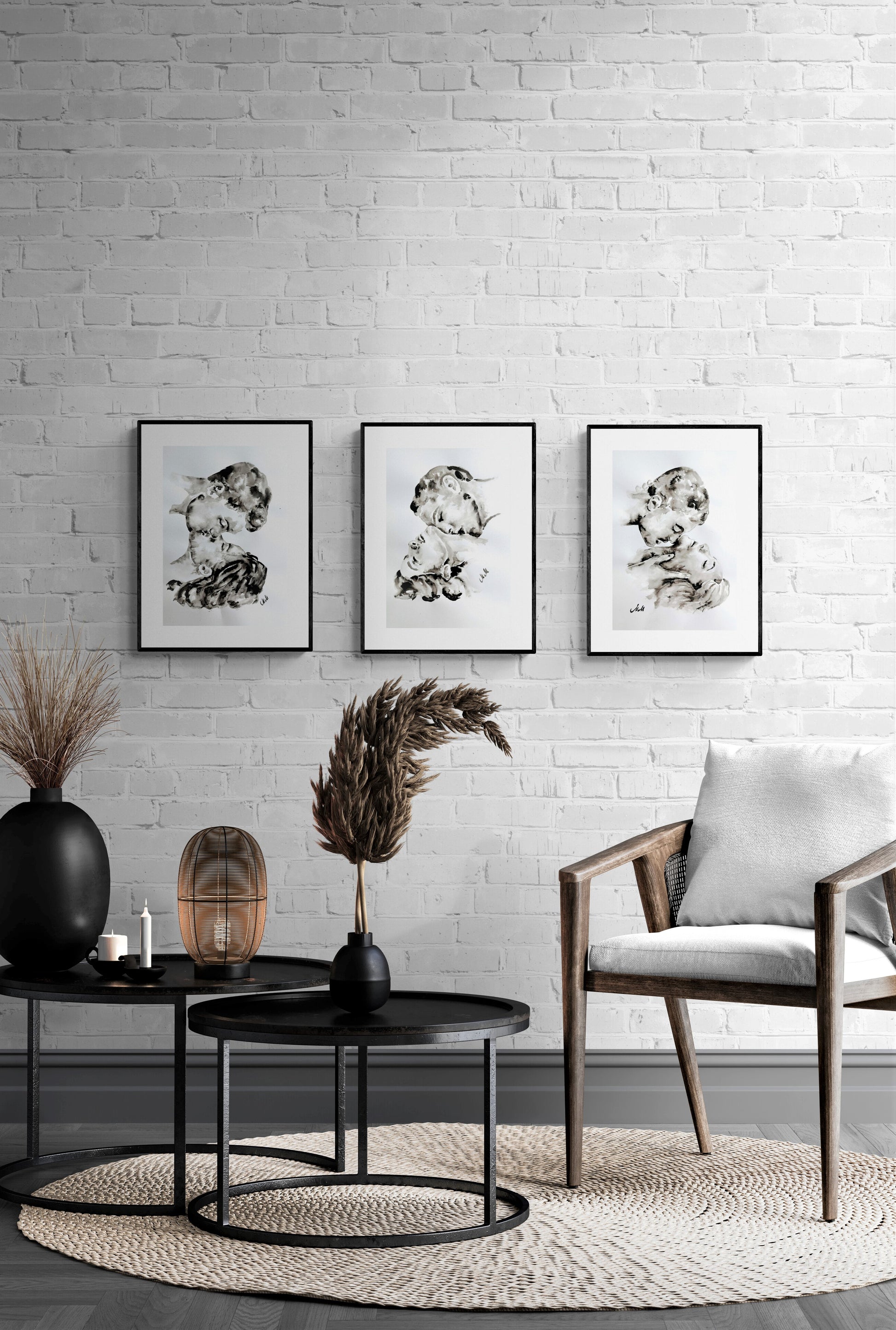 Printed on natural white, matte, heavyweight fine art paper, this elegant wall art brings a touch of Nordic calm and romantic depth to any space.
Perfect as bedroom wall art, a gift for couples, or a special anniversary present.
Size: 11" × 16" (29 × 42 cm)
Medium: High-quality watercolor on fine art paper
Each piece is carefully packaged and shipped by Registered International Mail with a tracking number to ensure it arrives safely.