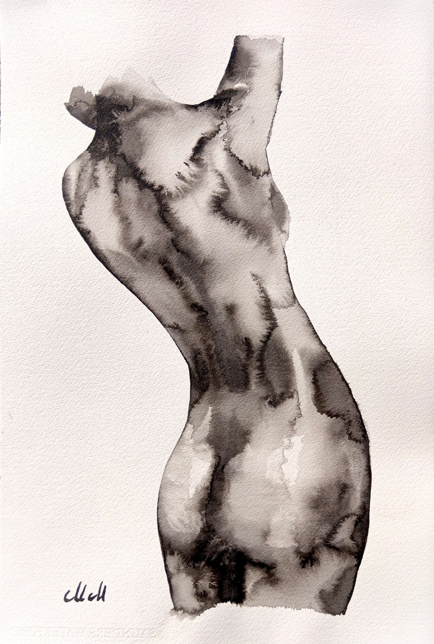 Quiet Shift is an original minimalist ink drawing that explores subtle transition, inner movement and emotional nuance through the female form.

Created with fluid ink lines on fine art paper, the figure appears in a moment of quiet change, poised between stillness and motion. The composition is restrained and atmospheric, emphasizing softness, balance and presence.