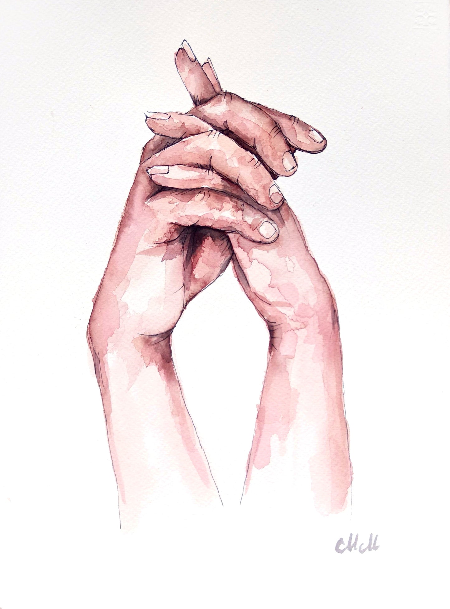 Romantic Hand-in-Hand – Watercolor Artwork

Bring warmth and intimacy to your space with this beautiful watercolor painting of a romantic hand-in-hand moment.

The delicate water drops, ink drawing and natural skin tones create a soft, emotional connection, making it a perfect piece for your home: bedroom painitng, dining room wall decor or bathroom artwork.
Made with high-quality materials, this minimalist yet expressive artwork adds elegance to your bedroom, bathroom and living room.