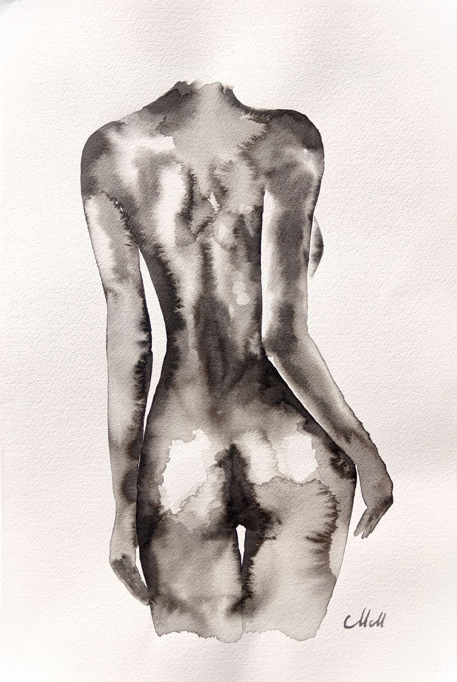 Subtle Curves – Ink Female Figure

Subtle Curves is an original minimalist ink drawing that explores softness, quiet strength, and the natural rhythm of the female form.

Created with fluid ink lines on fine art paper, the figure unfolds with ease and restraint. The composition is understated and atmospheric, focusing on gentle movement, balance, and emotional presence rather than explicit detail.