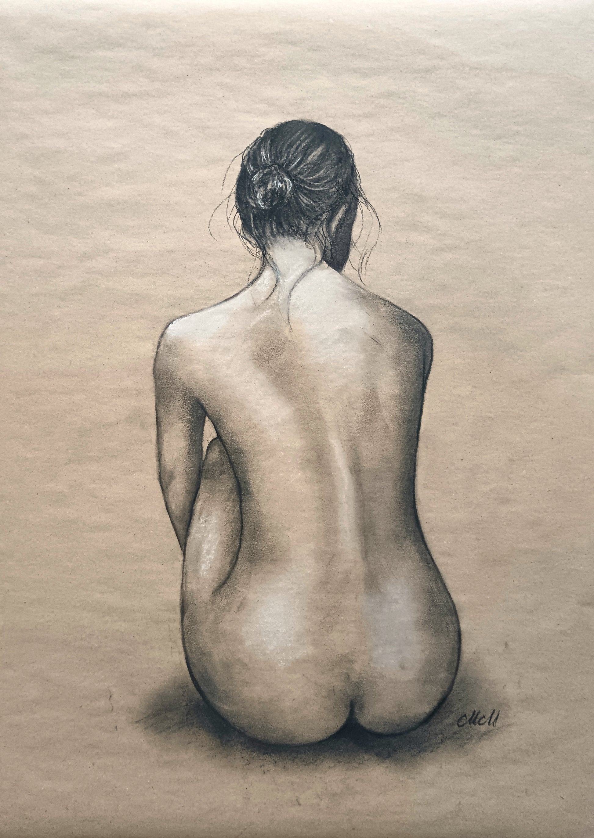 Artwork Size: 42 cm x 60 cm (17" x 24")
This original charcoal sketch will be carefully packaged and shipped via Registered International Mail with tracking, ensuring it arrives safely.