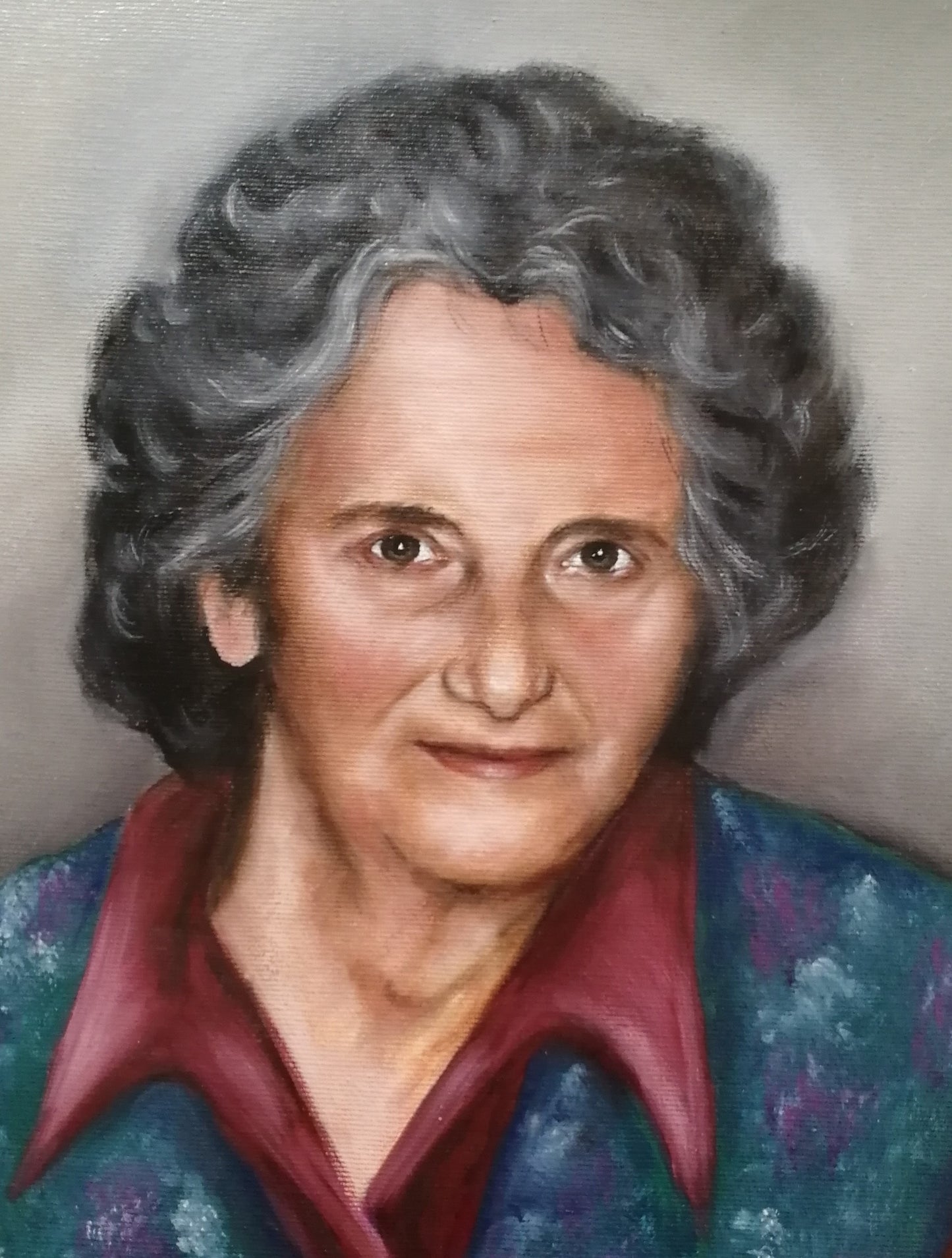 Custom oil portrait painting