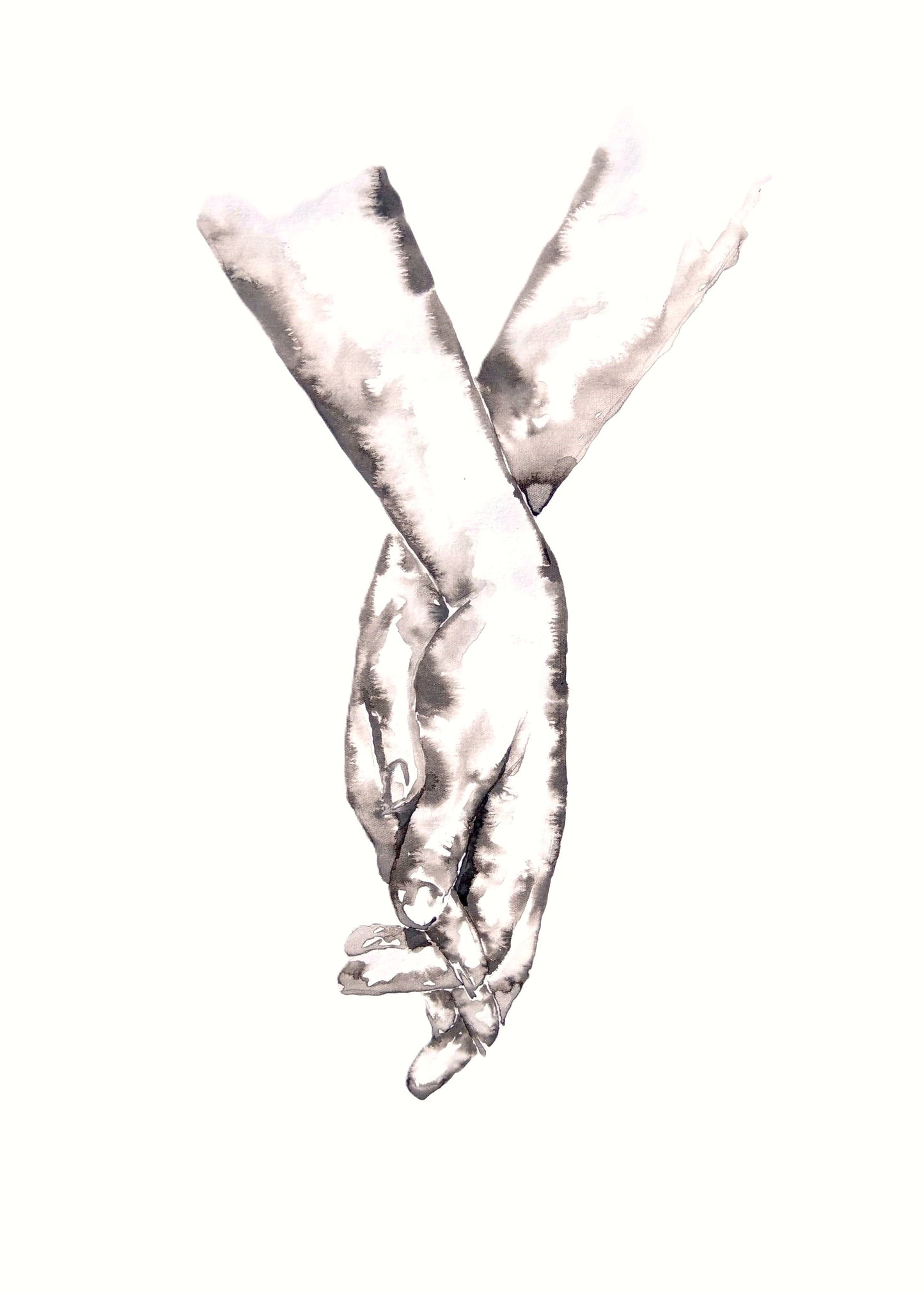 Lovers Holding Hands IV – Minimalist Art - Ink Painting

This beautiful hand painting is the perfect gift for lovers, symbolizing love, connection, and unity.

The simple abstract wall art effortlessly complements contemporary home, Scandinavian living room and boho home.&nbsp;

Hand in hand art is a meaningful symbol of love, an ideal choice for holway wall decor or dining room wall decoration. This piece adds a stunning touch to any family home.

Size: 16" x 11" (42 cm x 29 cm)