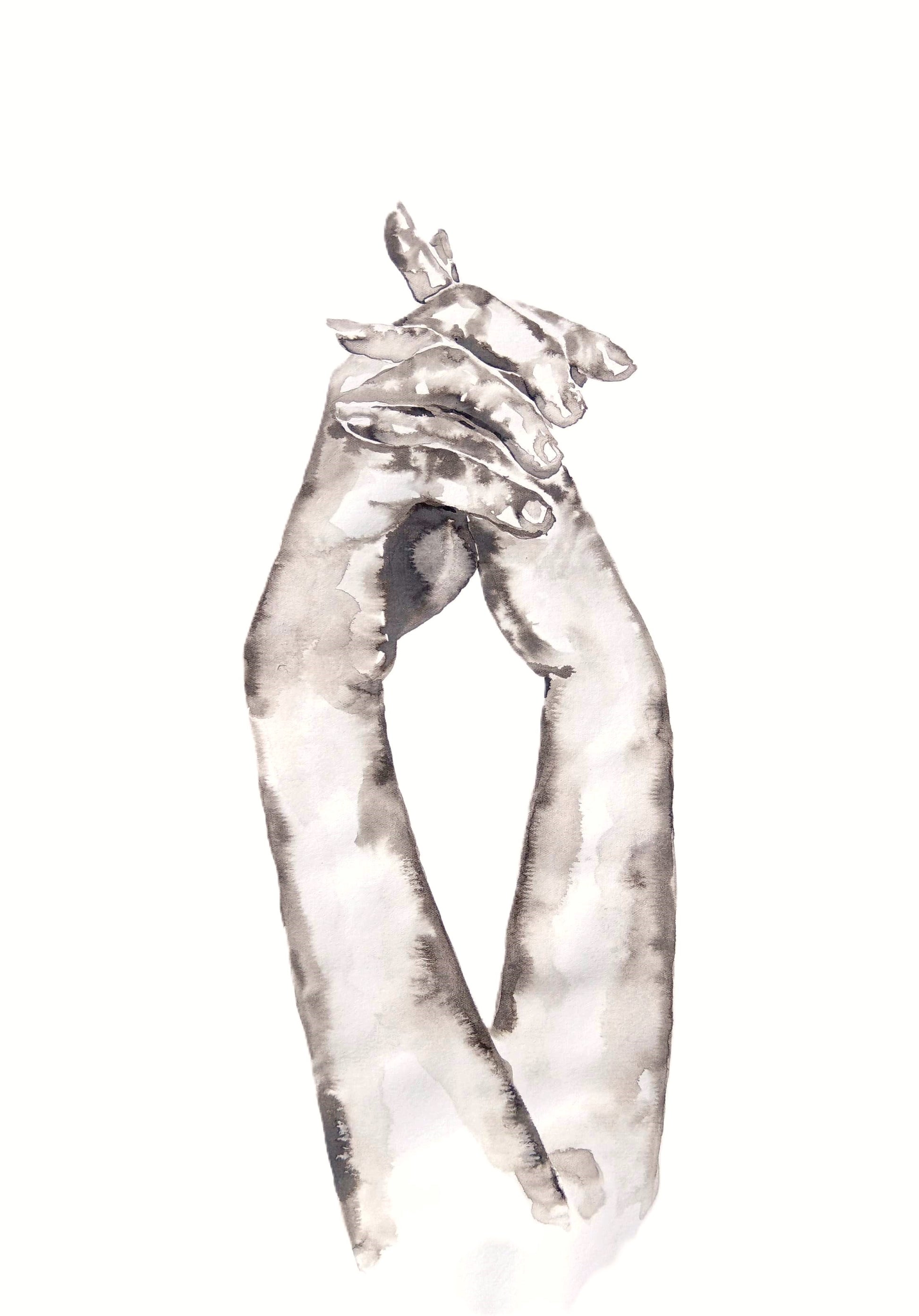Lovers Holding Hands V – Minimalist Art - Ink Painting

This beautiful hand painting is the perfect gift for lovers, symbolizing love, connection, and unity.

The simple abstract wall art effortlessly complements contemporary home, Scandinavian living room and boho home.
Hand in hand art is a meaningful symbol of love, an ideal choice for holway wall decor or dining room wall decoration. This piece adds a stunning touch to any family home.

Size: 16" x 11" (42 cm x 29 cm)
