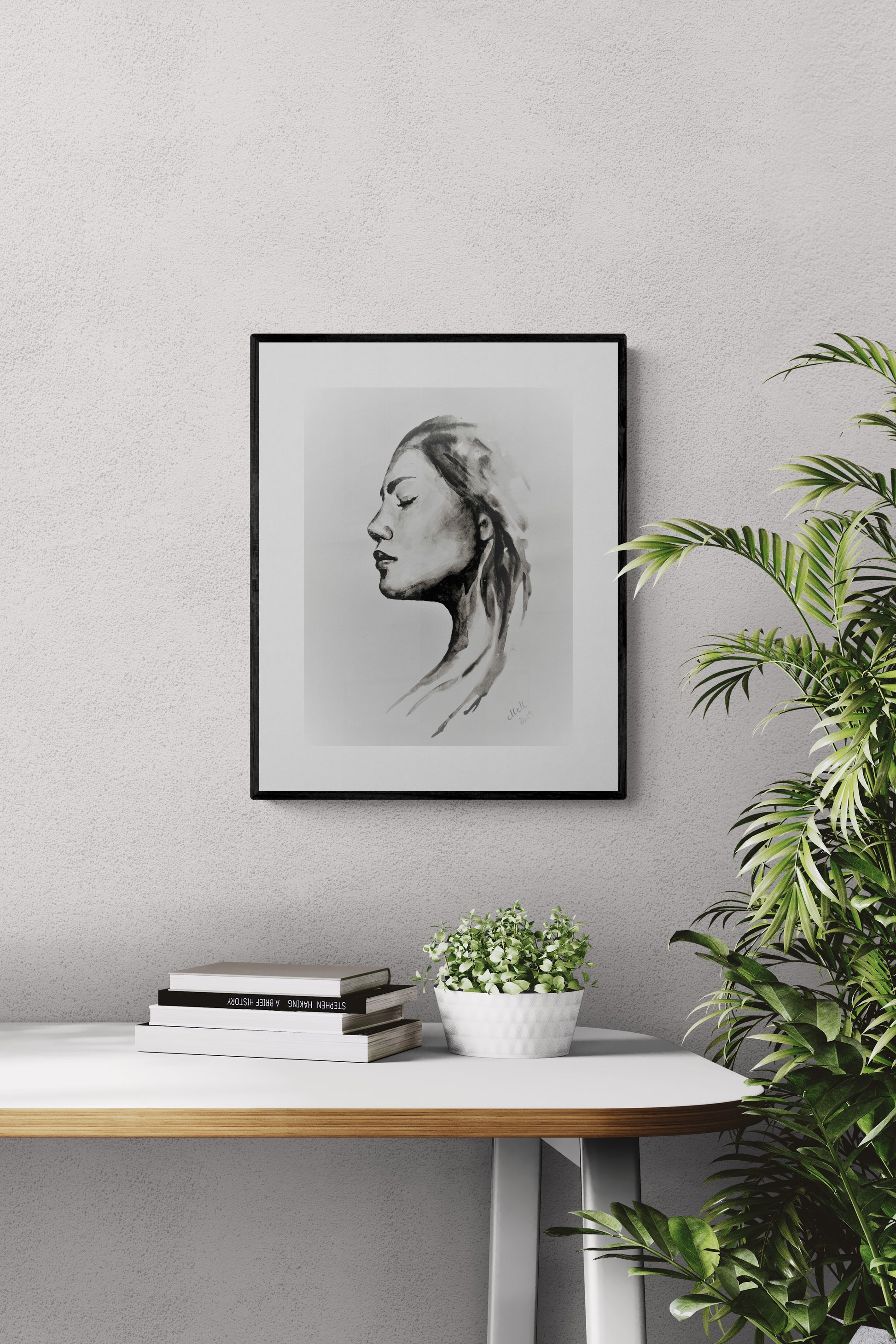 Minimalist Watercolor Portrait – Original Nordic-Inspired Art

Embrace the elegance of simplicity with this original watercolor portrait profile drawing. Featuring soft, expressive brushstrokes and a delicate yet striking composition, this Nordic-inspired artwork is the perfect addition to a modern, minimalist home.

Painted on natural white, matte, heavy art paper with high-quality watercolors, this piece embodies a sense of quiet beauty and sophistication.