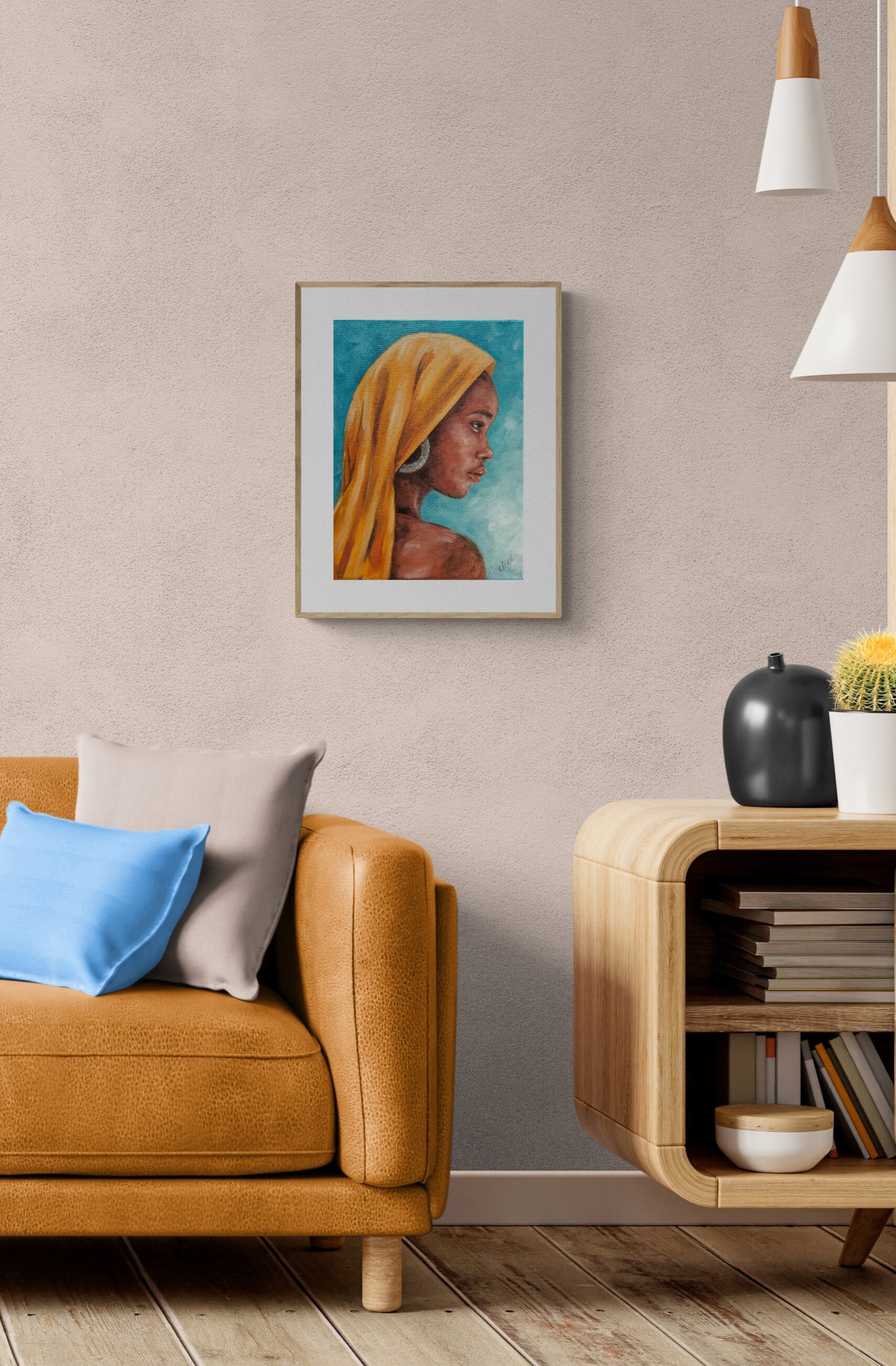 Quiet Strength - original oil portrait painting