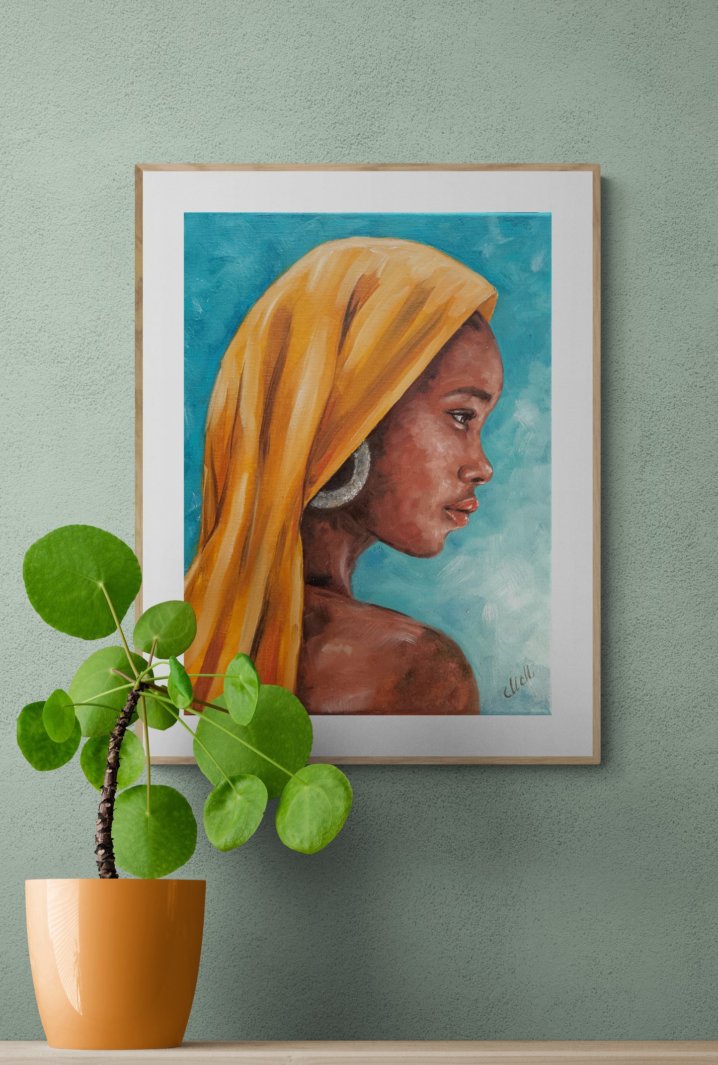 Quiet Strength - original oil portrait painting