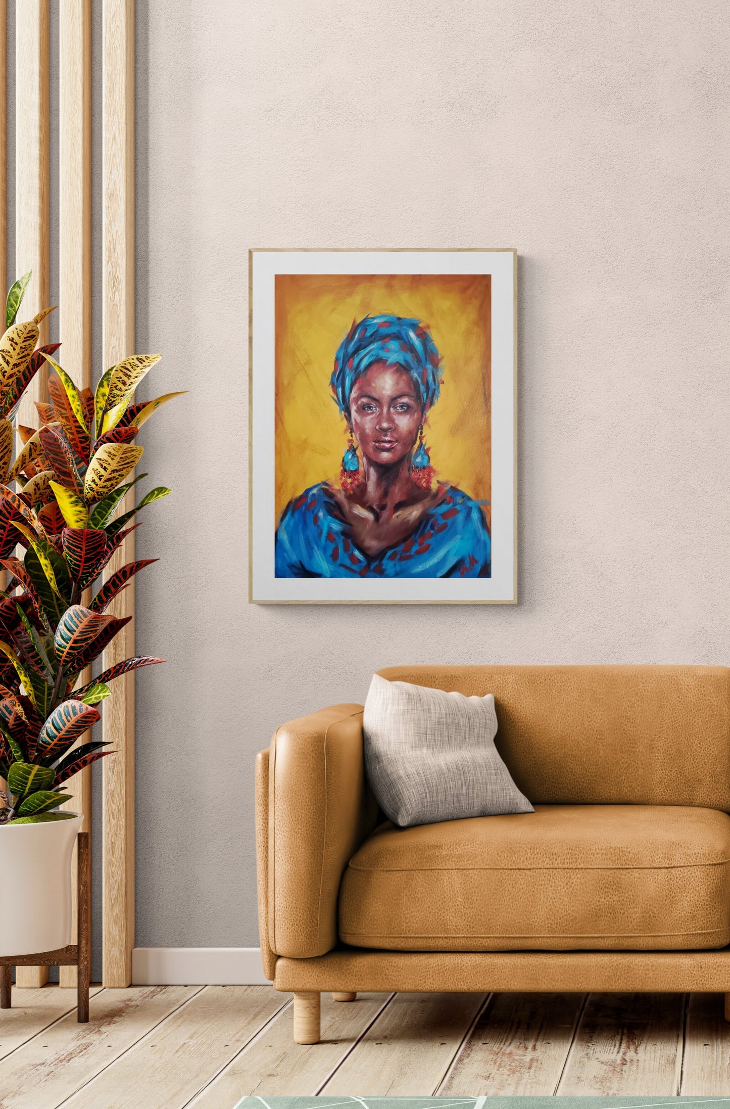 Canvas size: 50 cm x 70 cm (20" x 28")
Perfect for refined interiors — from living rooms and bedrooms to offices and gallery walls.

