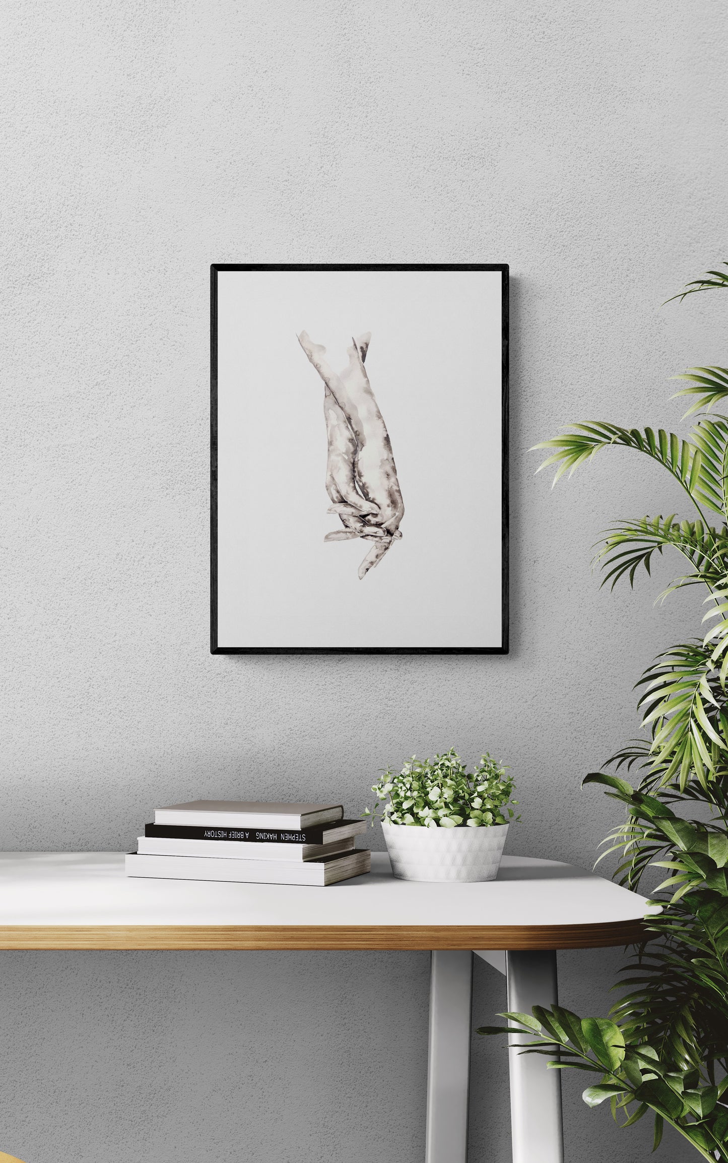 Lovers Holding Hands – Minimalist Ink Painting

This black and white artwork is the perfect gift for couples, symbolizing love, connection, and unity.

The simple painting effortlessly complements Scandinavian style home, modern livingroom wall decor and boho wall art.&nbsp;

Hands drawing is a meaningful symbol of love, an ideal choice for lovers gift or gift for partner. This piece adds a stunning touch to any family home.

Size: 16" x 11" (42 cm x 29 cm)