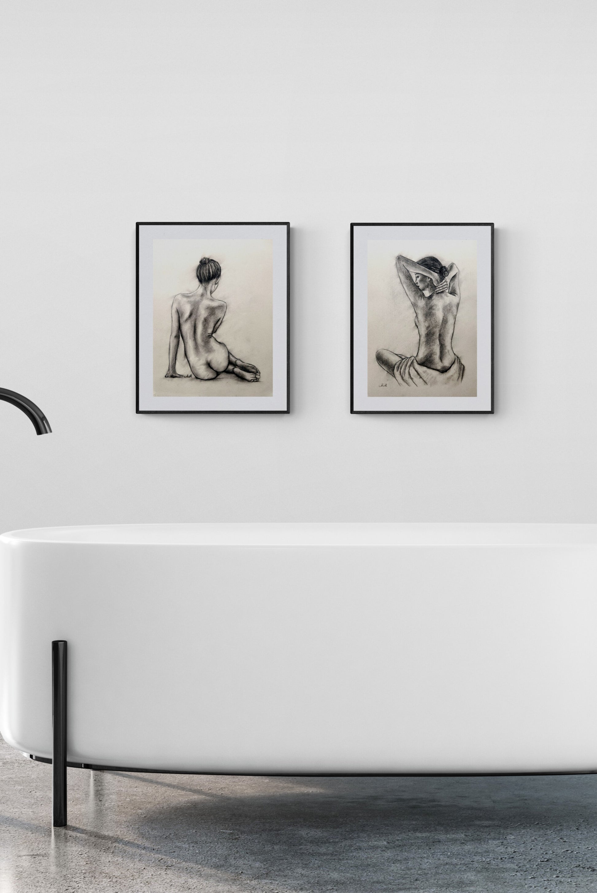 Nude Woman Charcoal Drawing – Female Figure

This erotic artwork charcoal drawing is a beautiful blend of sensuality and elegance. The romantic picture captures the female figure in a way that is both intimate and shy, making it the perfect addition to your bedroom wall art or bathroom decor. 

Created with charcoal on light beige paper, this piece brings the raw beauty of the human form to life with delicate yet bold strokes. 