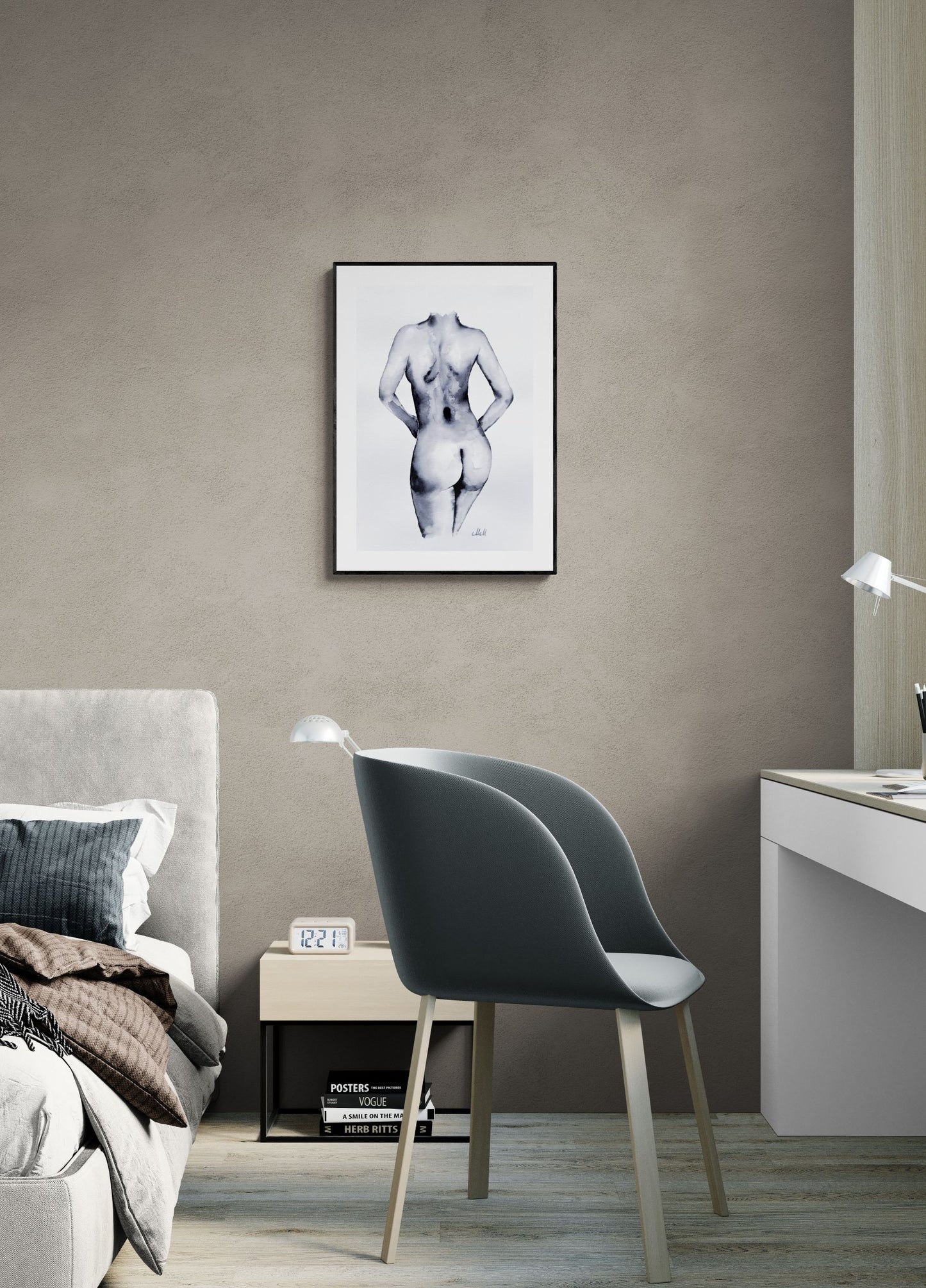 Inner Strength – Ink Female Figure