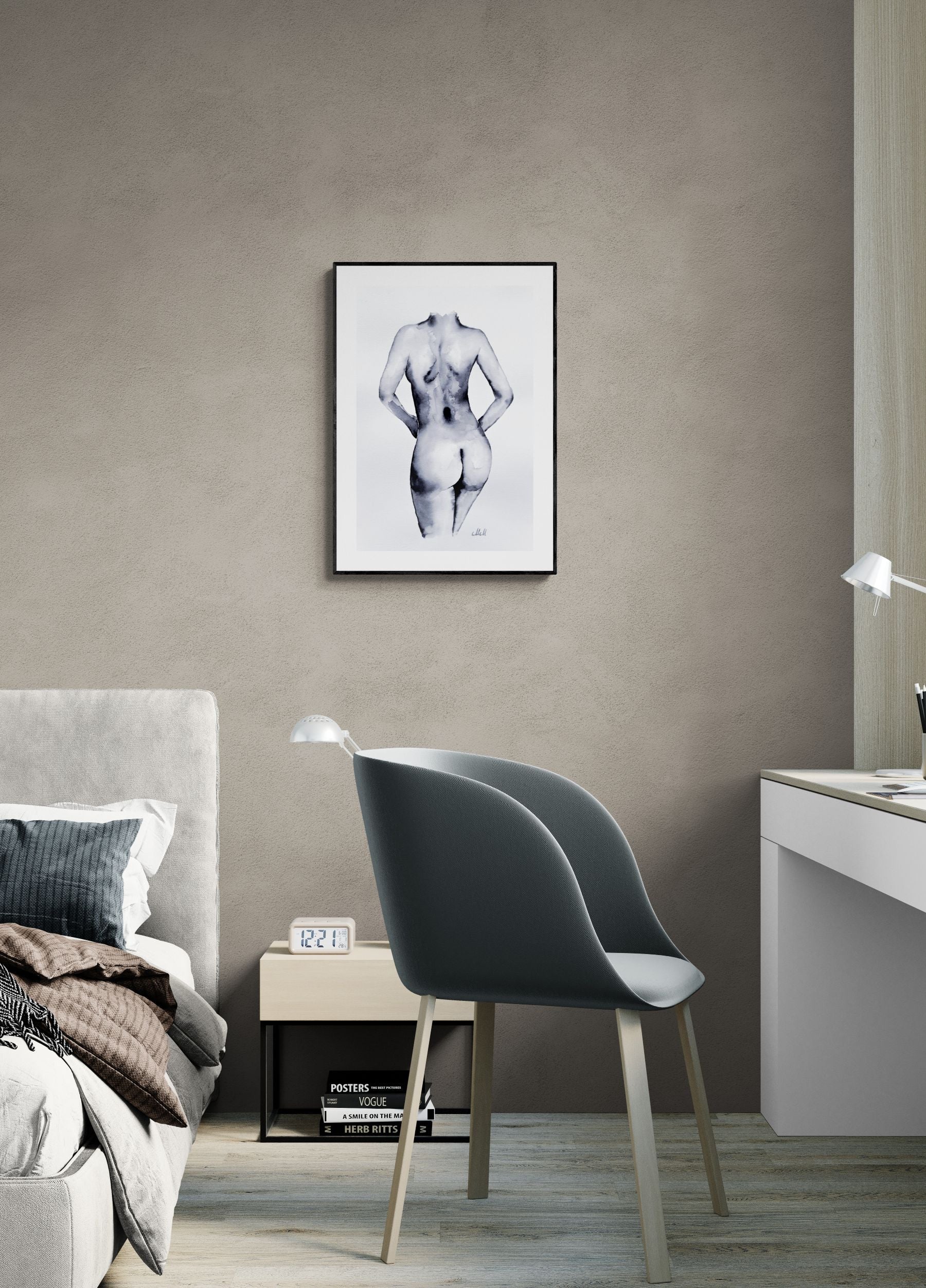 Inner Strength – Ink Female Figure