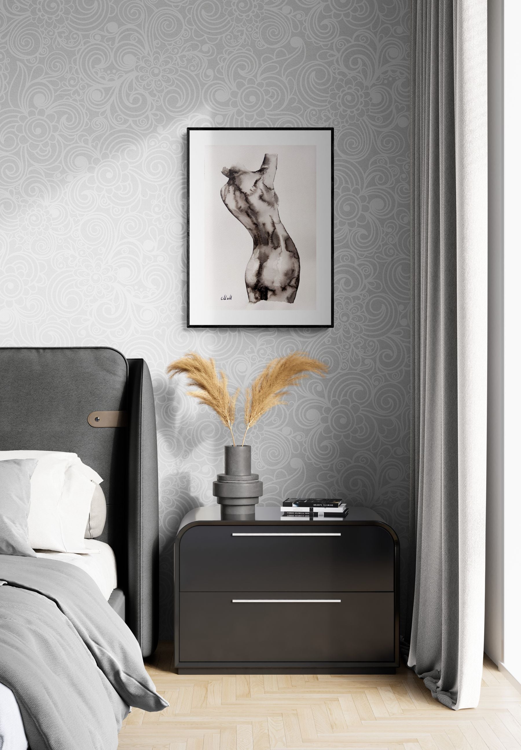 Quiet Shift – Ink Female Figure

Quiet Shift is an original minimalist ink drawing that explores subtle transition, inner movement and emotional nuance through the female form.

Created with fluid ink lines on fine art paper, the figure appears in a moment of quiet change, poised between stillness and motion. The composition is restrained and atmospheric, emphasizing softness, balance and presence.