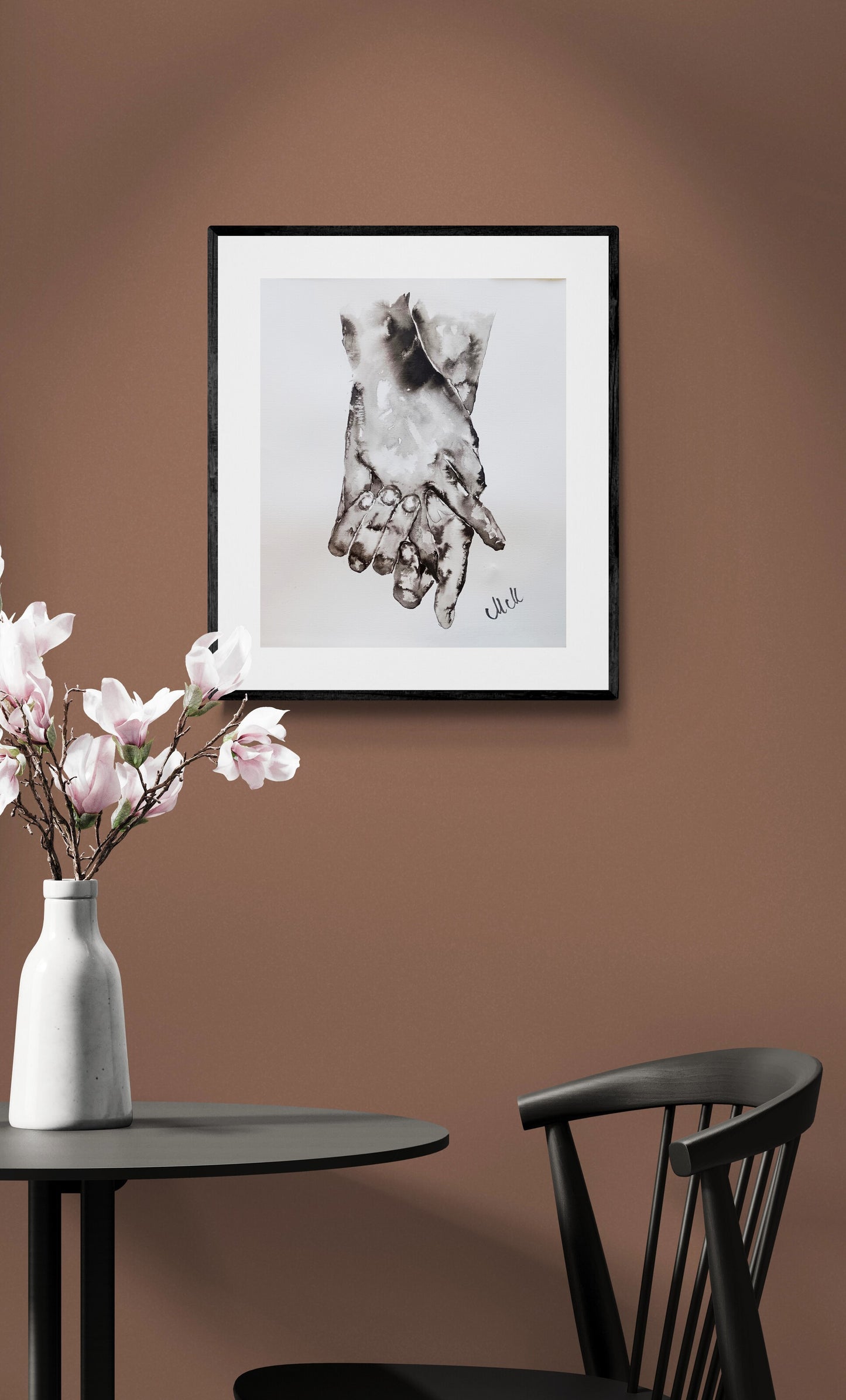 Connection II - minimalsit wall art